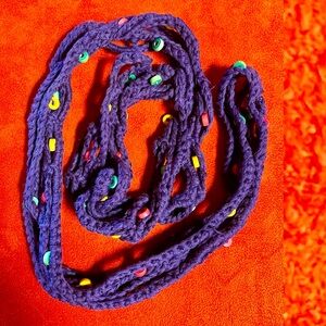 Crochet BEADED Bohemian BELT One-Size
